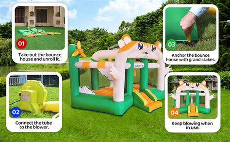 Inflatefly Inflatable Bounce House For Kids With Blower