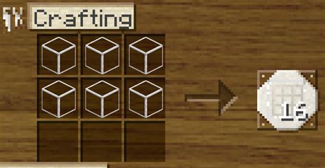 Glass pane recipe - 6 blocks --> 16 panes : r/Minecraft