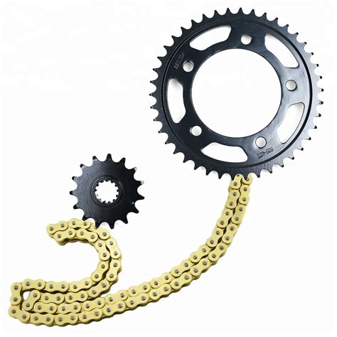 Security Payment 500cc Motorcycle Chain And Sprocket Kit For Honda