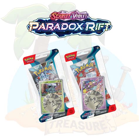 Pokémon SV04 Scarlet Violet Paradox Rift Checklane Blister Set