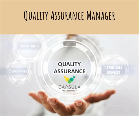 Quality Assurance Manager קפסולה מגייסת לחברה ביטחונית מובילה בדרום