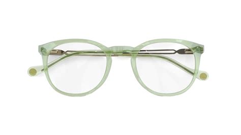 LIBERTY LONDON Women's glasses LL 09 | Green Round Plastic Acetate ...