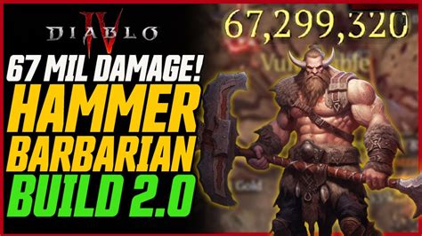 Updated Highest Damage Barb Build Mil Hammer Of The Ancient