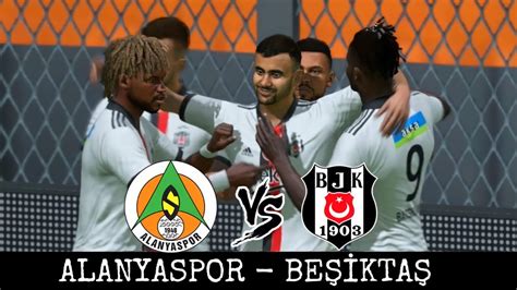 ALANYASPOR BEŞİKTAŞ FİFA 22 SİMÜLASYON SÜPER LİG 13 HAFTA MAÇI