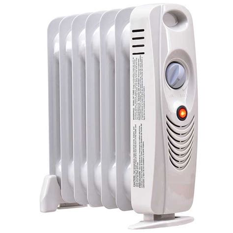 Topbuy W Mini Electric Oil Filled Radiator Portable Space Heater