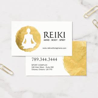 Reiki Business Cards & Templates | Zazzle