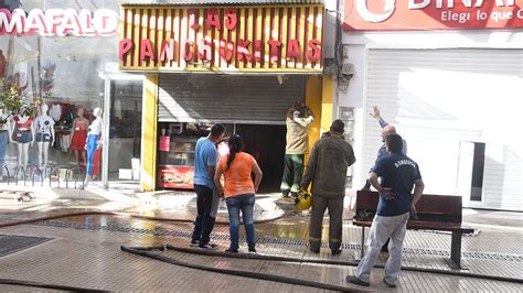 Un Incendio En La Peatonal Tucum N Cuas Temor Pero Fue Controlado Por