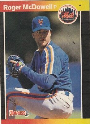 Free Shipping Mint Donruss New York Mets Roger Mcdowell