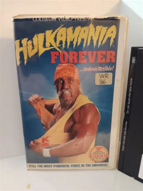 Wwf Hulkamania Forever Vhs Wrestling Coliseum Video Hulk Hogan