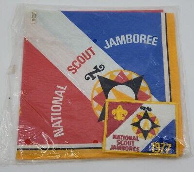 Vintage Bsa Boy Scouts National Scout Jamboree Neckerchief Patch