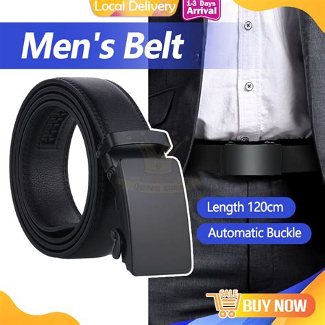 New Year Belt Premium Men Original Buckle Leather Belt Men Formal