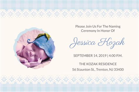 Cradle Ceremony Invitation Templates - Infoupdate.org