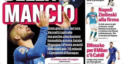 Corriere Dello Sport Italia Domingo 18 De Noviembre De 2018 Infobae