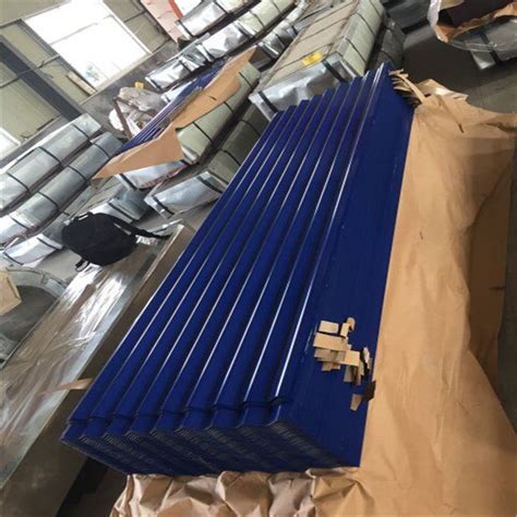 Zinc Coating Building Material 50 180g M2 Corrugated Steel Roof Sheets