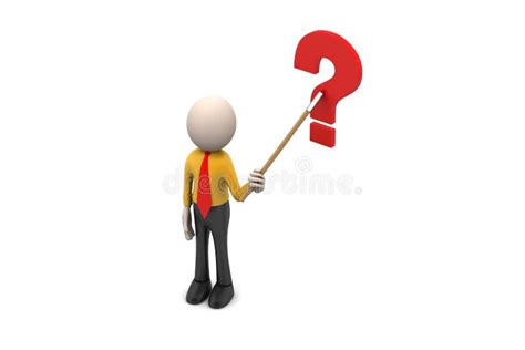 3d Man Question Mark Symbol Stock Illustrations 2692 3d Man Question