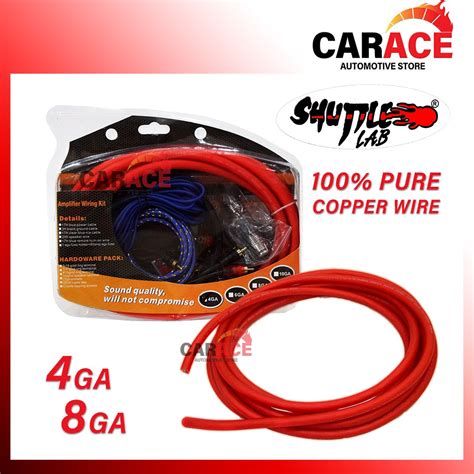 Shuttle Lab Ga Ga Car Amplifier Full Copper Wiring Kit Car Audio