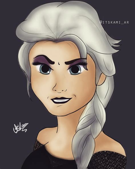 Evil Elsa By Kami98arts On Deviantart