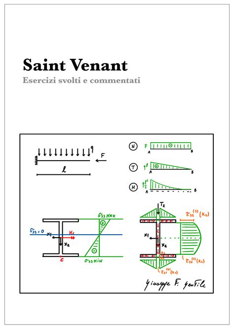 Eserciziario Di Scienza Delle Costruzioni Saint Venant Esercizi