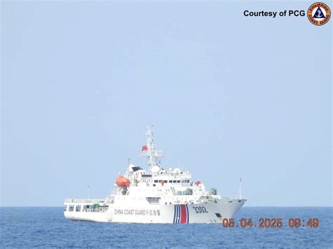 pcg issues radio challenge  china coast guard vessel  zambales