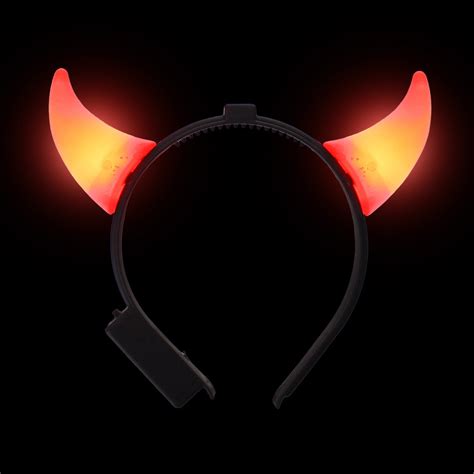 Arco Tiara De Diabinha Led Fantasia De Halloween Carnaval Shopee Brasil