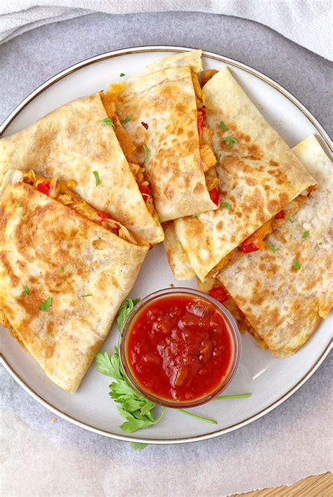 Easy Cheesy Chicken Quesadillas