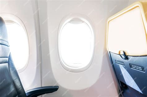 Premium Photo | Clean and simple interior of a low cost airplane