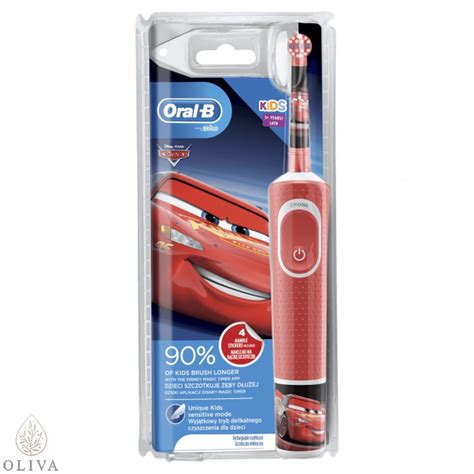 Oral B Power D100 Vitality Cars Električna Četkica Za Zube Za Decu