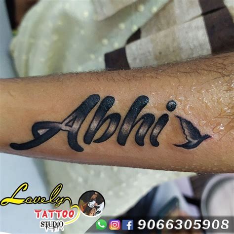 #nametattoo #nametattoodesign #nameletters #namedesigns #abhi #abhishek ...