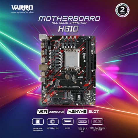 MOTHERBOARD VARRO H610 SUPPORT NVME Lazada Indonesia