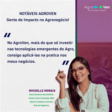 Michelle Morais Agroven Smart Money For Agtechs