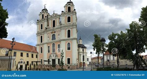 Vilnius. the Capital of Lithuania Editorial Image - Image of hundreds ...