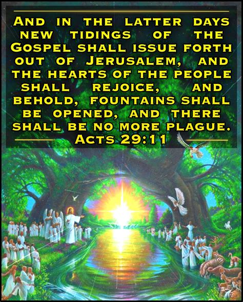 Future Immortals - Acts Chapter 29 1 And Paul, full of the blessings of