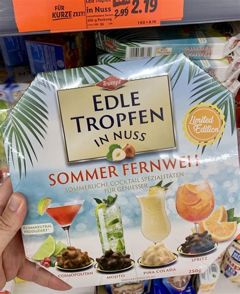 Trumpf Edle Tropfen In Nuss Sommer Fernweh Cosmopolitan Mojito Pina