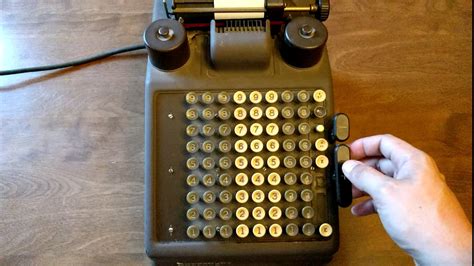 Burroughs Series P Adding Machine Youtube