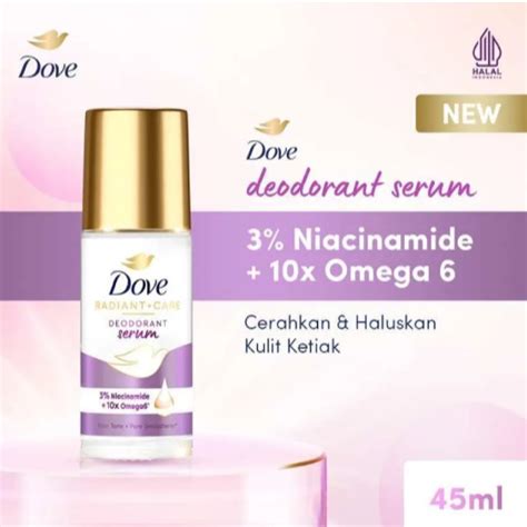 Jual Dove Deo Serum Purple 45ml Niacinamide Omega Shopee Indonesia