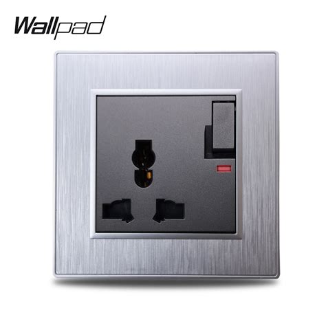 Wallpad S6 13A UK Electric Outlet Power Wall Socke... – Grandado