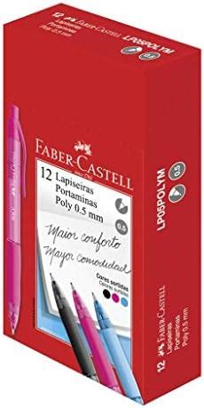 Lapiseira Poly 0 5mm 3 Cores Sortidas 12 Unidades Faber Castell