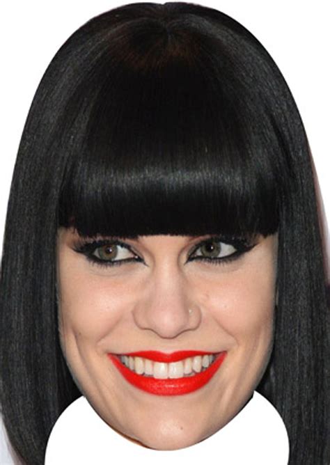 Jessie J Celebrity Face Fancy Dress Face Mask 2021 - Celebrity ...