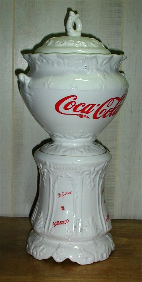 Coca Cola Syrup Urn Style Cookie Jar Collector Cookie Jars