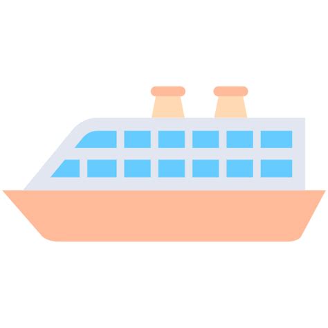 Cruise ship Generic Flat icon