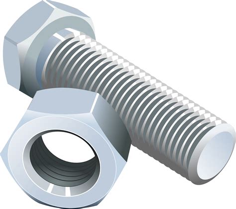 Nuts And Bolts Clip Art Set Clip Art Library