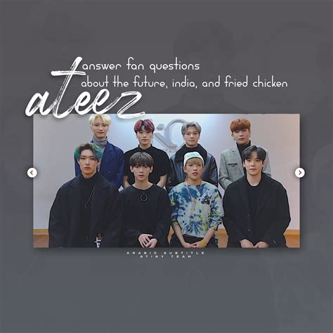 ATEEZ Answer Fan Questions About The Future India And Fried Chicken