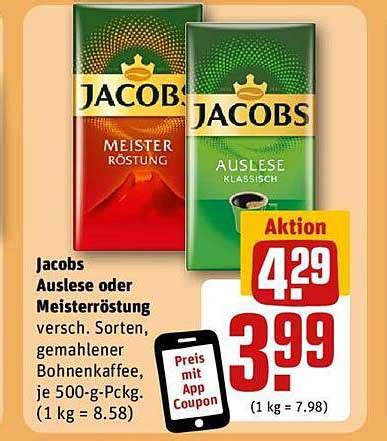 Jacobs Auslese Oder Meisterr Stung Angebot Bei Rewe Kaufpark