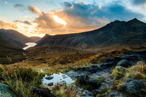 Mourne Mountains Sunrise stock photo. Image of armagh - 2476044