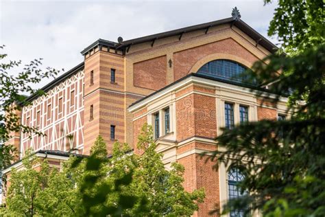 Detail Shot of the Famous Bayreuth Wagner Festival Theatre from the ...