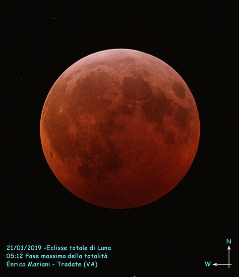 Eclisse Totale Di Luna Coelum Astronomia