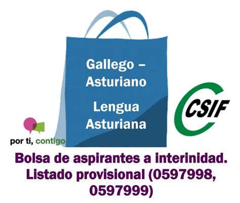 CSIF Bolsa De Aspirantes A Interinidad Listado Provisional 0597998