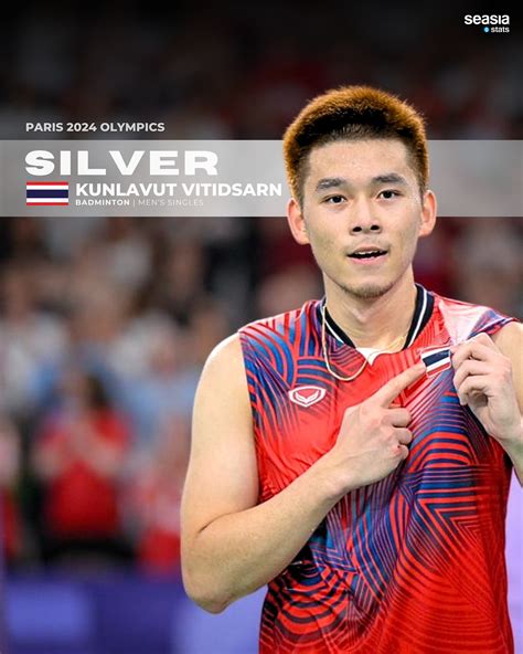 Paris Olympics Silver Kunlavut Vitidsarn Badminton Seasia Co