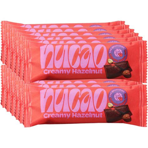 Nucao Bio Creamy Hazelnut Riegel Er Pack Von Motatos Ansehen