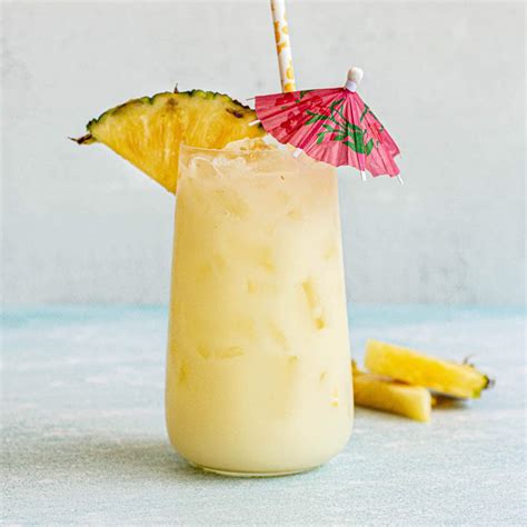 Pina Colada Mocktail Mint And Twist